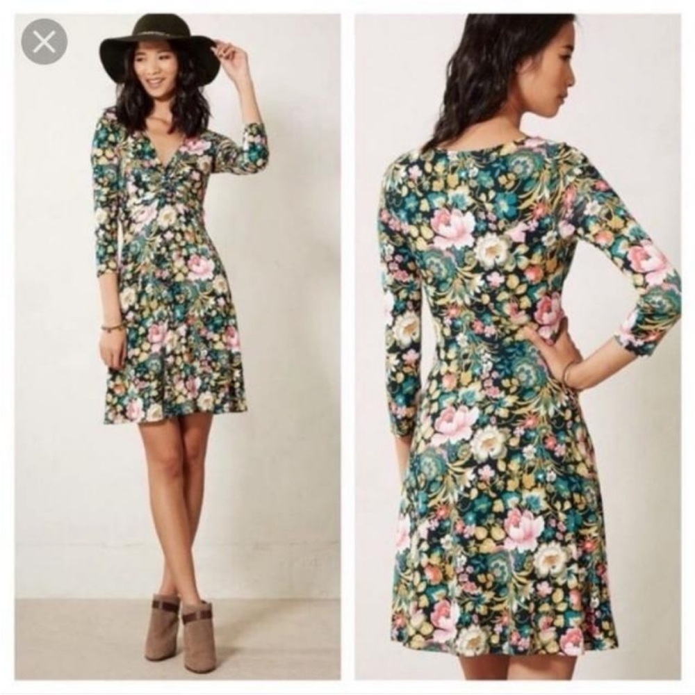 ANTHROPOLOGIE floral boho dress Lilka